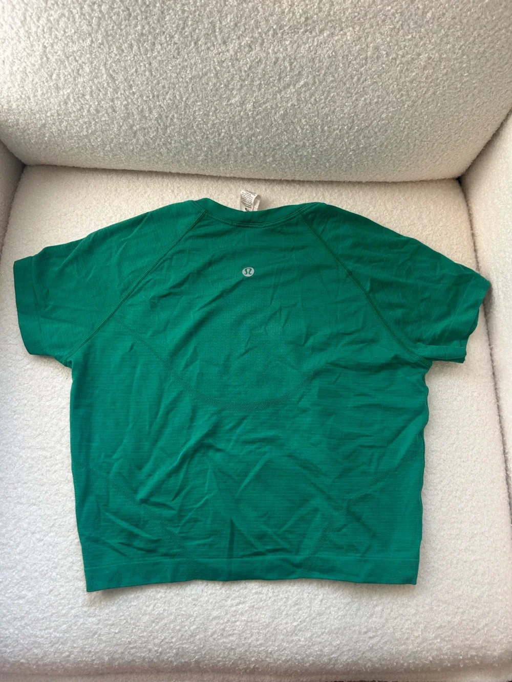 Lululemon Green Swiftly Tech Cropped short sleeve shirt - Picture 3 of 4